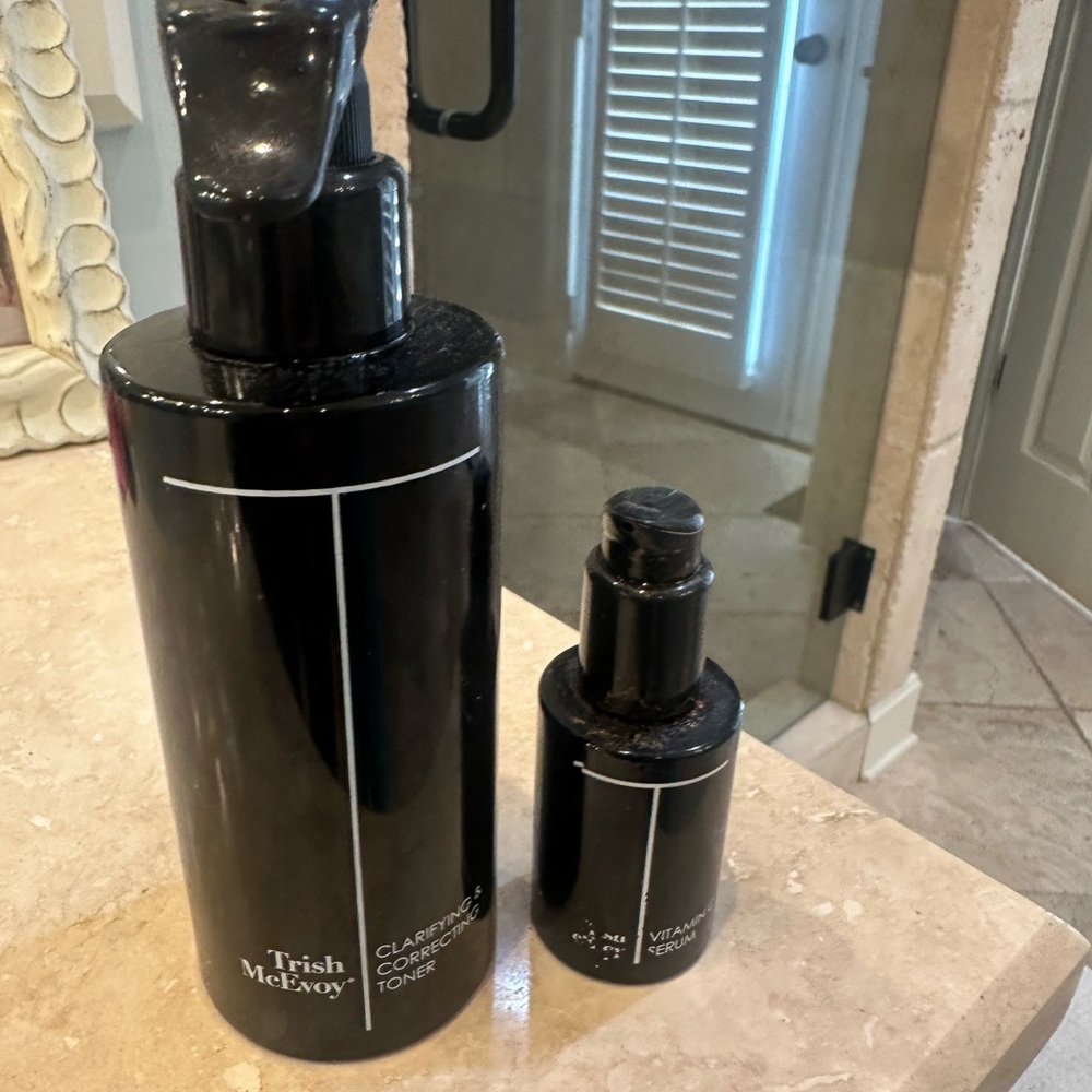 Trish McEvoy clarifying correcting toner + Vitamin C serum